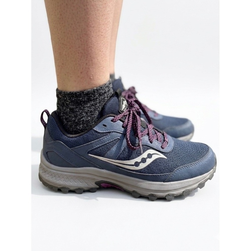 Saucony Excursion TR16 Womens Trail Running Shoes Navy Purple S10744-41 Size 11
